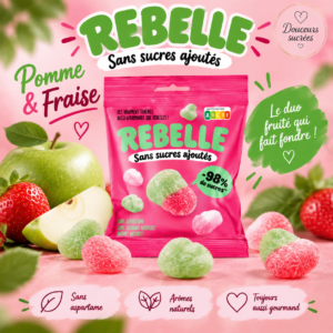 Sachet Rebelle Nuage Fluffy sans sucres ajoutés