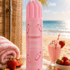 Mousse de douche chantilly fraise Biovène