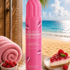 Mousse de douche chantilly gourmande Raspberry Cheesecake - Biovène