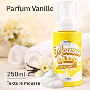 Mousse de douche 250ml - Senteur Vanille