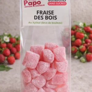 BONBONS SANS SUCRES - FRAISES DES BOIS
