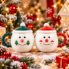 Mug de Noël bonhomme de neige 3D en céramique 420 ml
