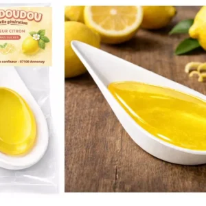 ROUDOUDOU CITRON Nouvelle Génération. Cuillère en Canne à Sucre biodégradable ( l'unité) Enprécommande
