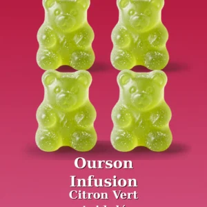 Oursons Infusion Citron Vert Acidulé – 20 pièces – 50g