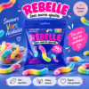 Sachet Rebelle Croco'ween Acide sans sucres ajoutés