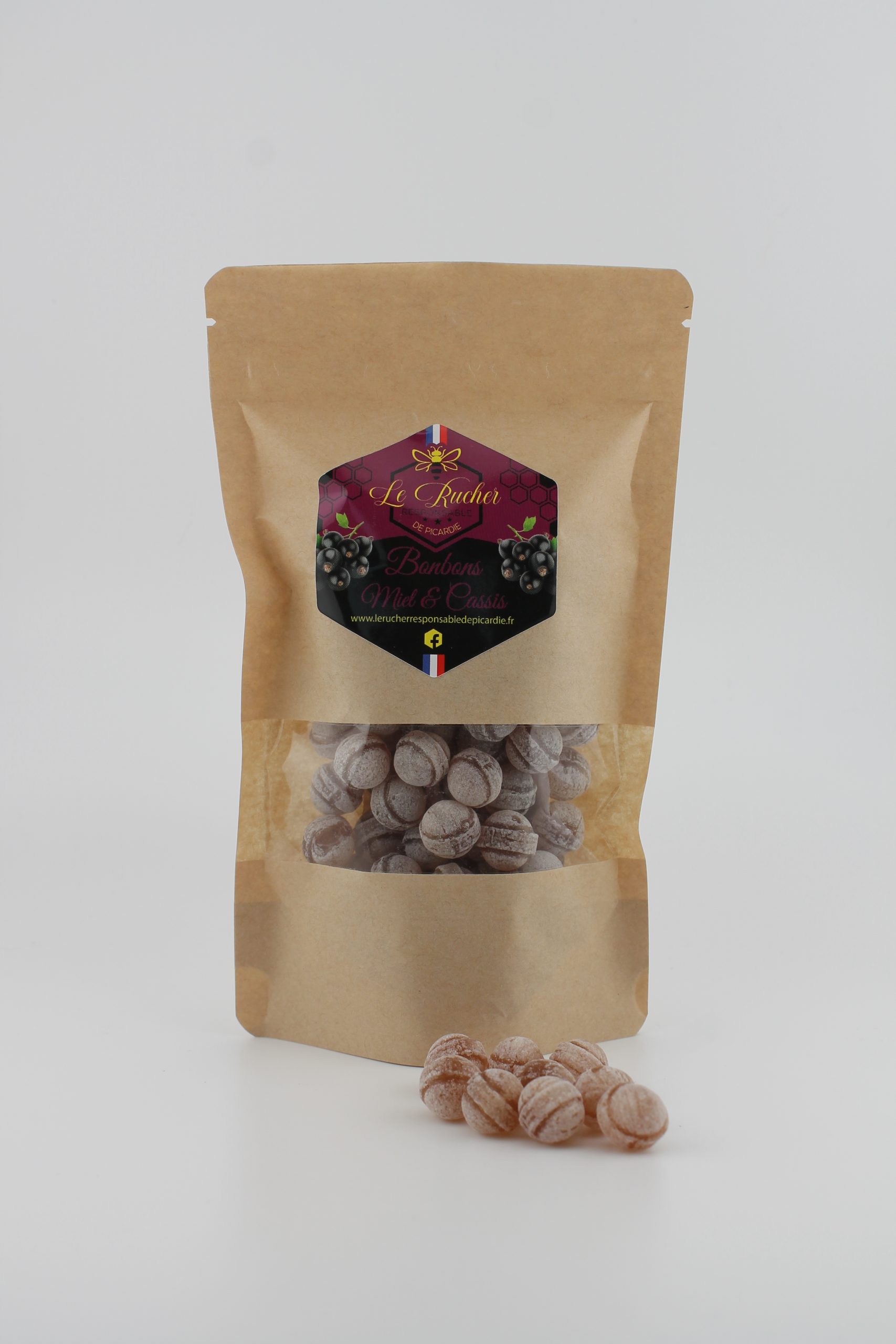 Bonbon Miel & Cassis – 100% artisanal 50g