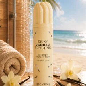 Mousse de douche chantilly vanille Silky Vanilla Frosting Biovène