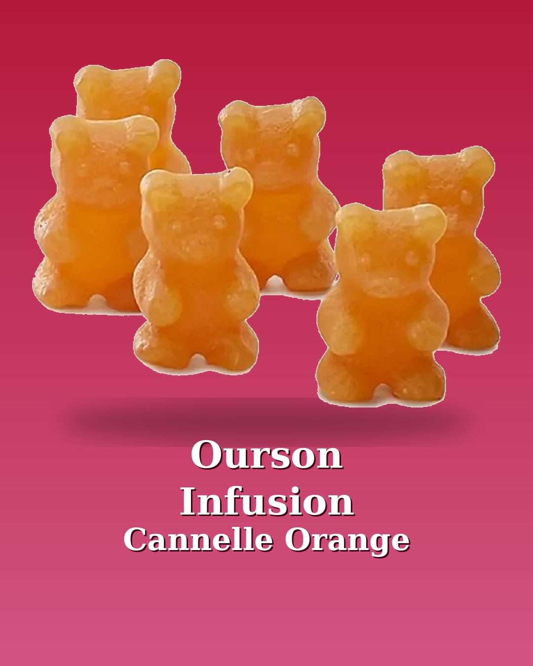 Oursons Infusion Cannelle Orange – 20 pièces – 50g