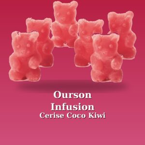 Oursons infusion Cerise Coco Kiwi - 20 pièces 50g