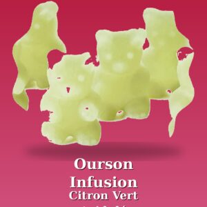 Oursons infusion Citron vert acidulé -20 pièces 50g