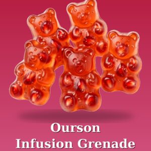 Oursons infusion Grenade - 20 pièces  50g