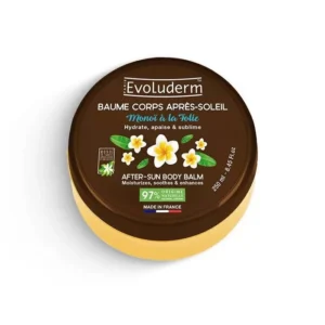 baume corps après soleil au monoï marque evoluderm