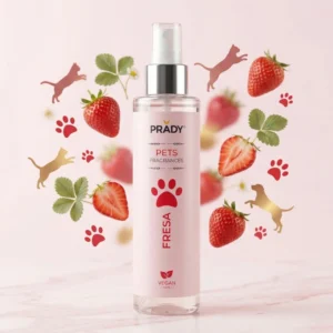 🐾Parfums FRAISE 100% Vegan pour Animaux – Prady (150ml)🐾