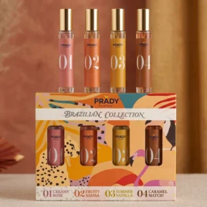 Coffret Brazilian Collection – Eau de Parfum Prady 4 X 33ml
