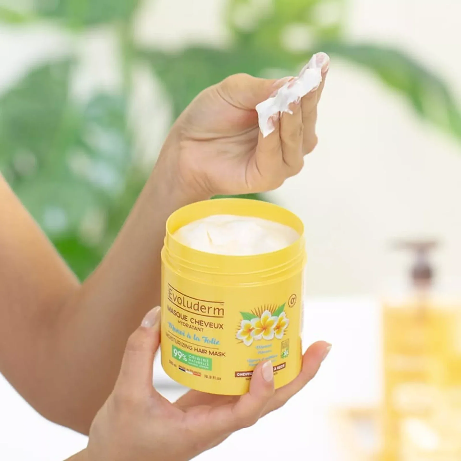 masque pour cheveux hydratant au monoï