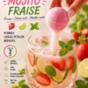 Bombe à cocktail fraise sans alcool citron vert menthe rhum 39g