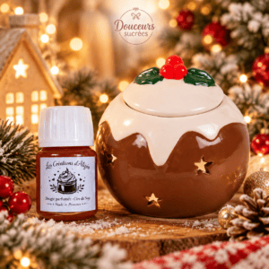 Brûle-parfum Pudding avec parfum d’ambiance 30 ml