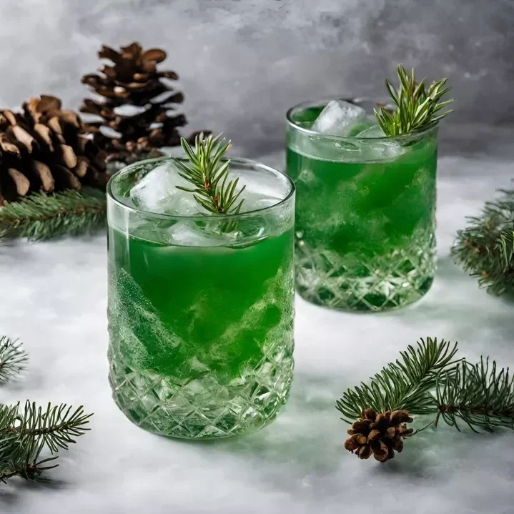 verre de sirop artisanal au sapin